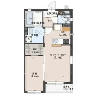 泉が丘通りレジデンス【2階】の間取り