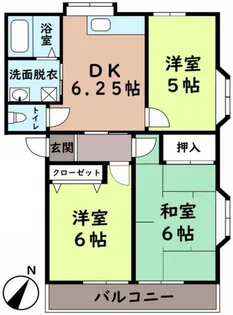 グランシャリオV号棟【0】【2階】の間取り