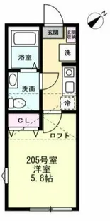 グランツ藤が丘【2階】の間取り