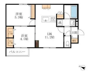 UrbanResidence【2階】の間取り