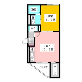 WillowLane【2階】の間取り