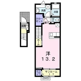 フロレスタII【2階】の間取り