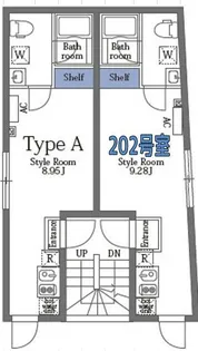 セレーノ上高田【2階】の間取り