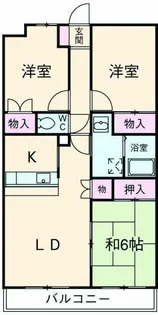 ドルフソニアドーロ【2階】の間取り