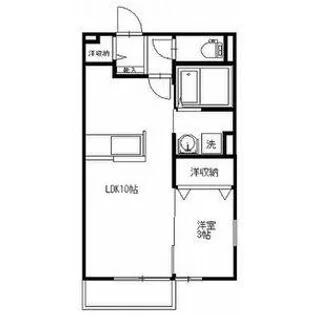 ルコネッサンス・メルシー D【2階】の間取り