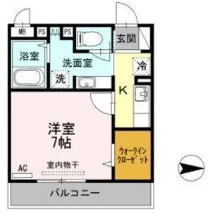グラディート高田馬場【3階】の間取り