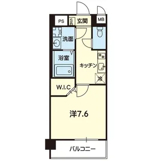 QueenRich大津【3階】の間取り