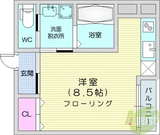 グラン・ドミール仙台駅東【8階】の間取り