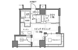 文京ガーデンザウエスト【6階】の間取り