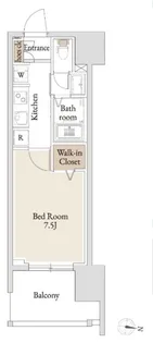 BLESS亀戸【8階】の間取り