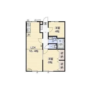 ラ・フォーレあずま【2階】の間取り