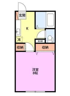 コーポ舟戸【2階】の間取り