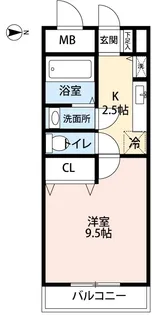 宮城県多賀城市八幡3【アパート】の間取り