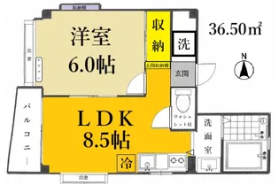 ヴィラサカイVI(シックス)【2階】の間取り