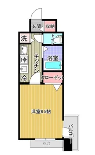 サンライズ市ヶ谷【4階】の間取り