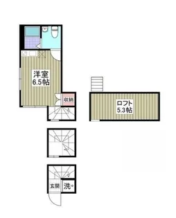 雑司が谷flats【3階】の間取り