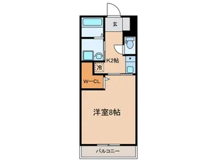 スカイパラスIII【1階】の間取り