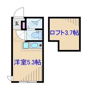 神奈川県横浜市港北区新吉田東2【アパート】の間取り