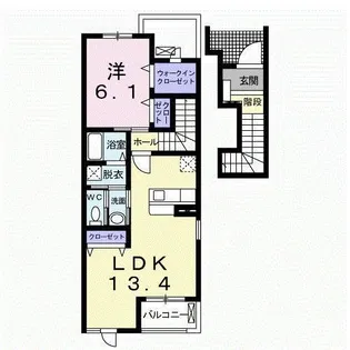 アムール【2階】の間取り