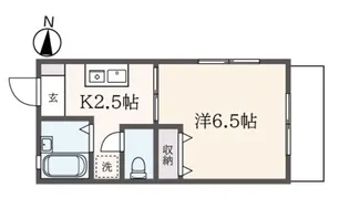 コーポソアラ【1階】の間取り