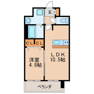 プレサンス丸の内レジデンス【10階】の間取り