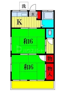 幸栄荘【1階】の間取り