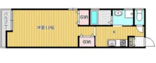 Fフラット【2階】の間取り