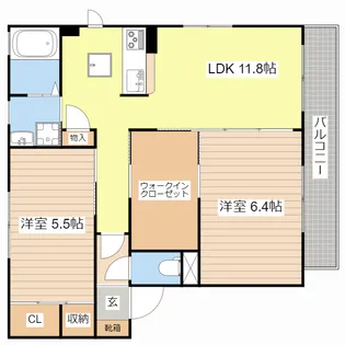 ウィステリア【1階】の間取り