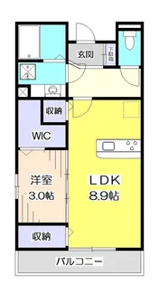 埼玉県所沢市東住吉【アパート】の間取り