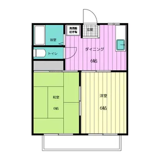 コスモハイツ ヴィルヌーヴ【1階】の間取り