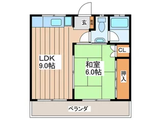 香南レジレンス【3階】の間取り