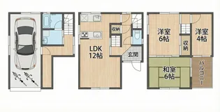 大阪府東大阪市善根寺町6【一戸建】の間取り