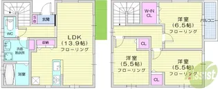 ハレ マノアの間取り