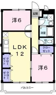 エクセルハイツ川口【2階】の間取り