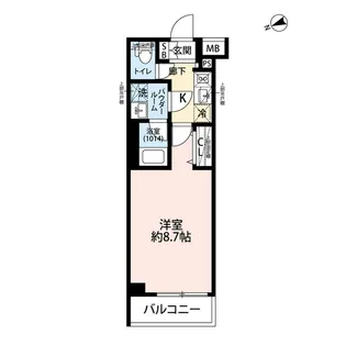 アルコバレーノお花茶屋【5階】の間取り