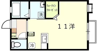 ハイツきら【1階】の間取り
