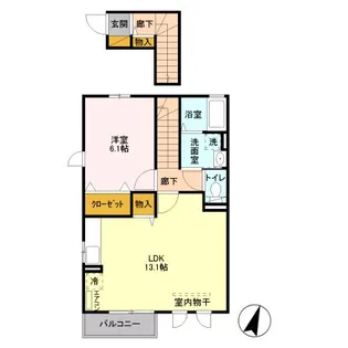 レ リヤン Sの間取り