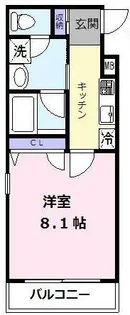 セカンドコート中原【2階】の間取り
