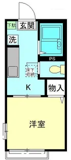 パールハイツ・ウエスト【1階】の間取り