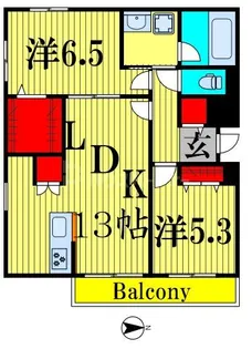 MI CASA KSK(ミカーサケーエスケ)【1階】の間取り