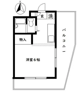 ドミールタカラ【4階】の間取り