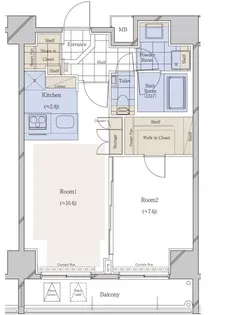 コンシェリア芝公園 MASTER’S VILLA【3階】の間取り