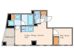 麻布台TSタワ-【7階】の間取り