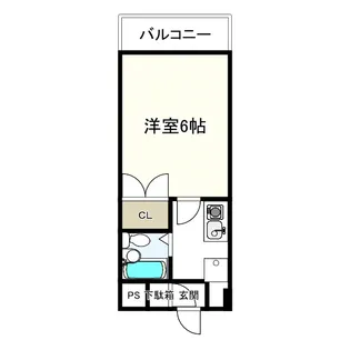 ウエストハイライズ【5階】の間取り