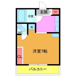 MILLET(ミレー)【2階】の間取り