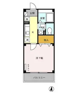 アトリオ トモ 壱番館【1階】の間取り