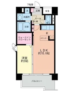 ティアラ川村【9階】の間取り