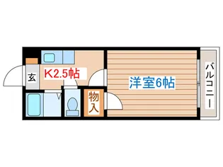 エクセランス・ド・花京院【2階】の間取り