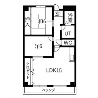 ノーザンピア【3階】の間取り