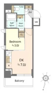 SHOKEN Residence西馬込【5階】の間取り